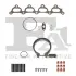 FISCHER OPEL К-кт прокладок турбины ASTRA H 1.6 07-, ASTRA J 1.6 09-, CORSA D 1.6 06-, INSIGNIA A 1.6 08-, ZAFIRA 1.6 10- Fischer Automotive One (FA1) KT120230 (фото 1)