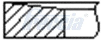 Комплект кілець на поршень Freccia FR10-108700