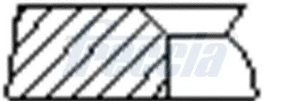Кільця поршневі FRECCIA FR10-127400