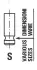 Впускний клапан (27,5x5x88,5) CITROEN C1, C1 II DAIHATSU CUORE VII, SIRION PEUGEOT 107, 108 SUBARU JUSTY IV TOYOTA AYGO, AYGO/HATCHBACK, IQ, YARIS, YARIS / VIOS 1.0/1.0LPG 01.05- FRECCIA R6439/SNT (фото 1)