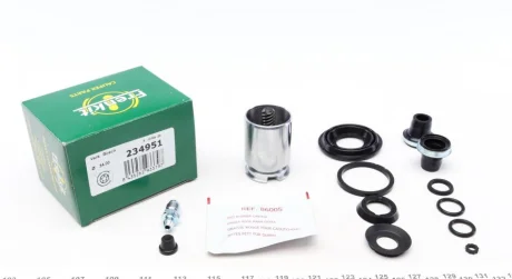 Ремкомплект супорта (заднього) Opel Astra 98-09 (d=34mm) (Bosch) (+поршень з механізмом) Frenkit 234951