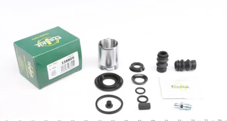 Ремкомплект супорта (заднього) (R) Ford Mondeo/Citroen C4 04- (d=38mm) (+поршень з механізмом) Frenkit 238805