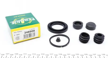 Ремкомплект супорта (заднього) Fiat Ducato/ Peugeot Boxer/ Citroen Jumper 02- (d=46mm) (Brembo) FRENKIT 246008 (фото 1)