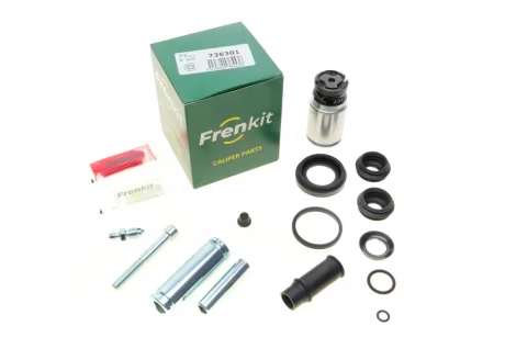 Ремкомплект супорта (заднього) Renault Laguna 01- (d=36mm) (Brembo) (+поршень/направляюча) Frenkit 736301