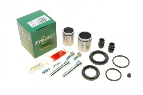 Ремкомплект супорта (переднього) Renault Trafic 01- (d=40/45mm) (+2 поршня/направляюча) (Lucas) Frenkit 740164