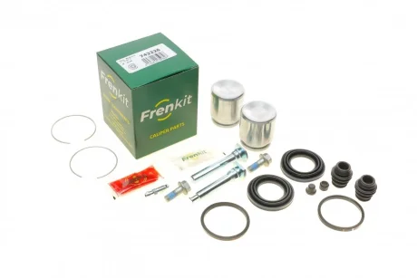 Ремкомплект супорта (переднього) Subaru Legacy 96-99 (d=43mm) (+2 поршня/направляюча) (Akebono) Frenkit 743226