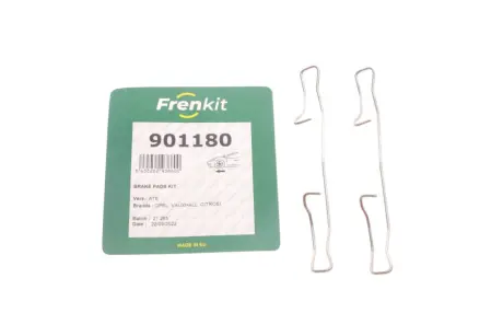 Планка супорта (переднього) прижимна (к-кт) Citroen Berlingo/Peugeot Partner 1.6 HDi 01- (Ate) FRENKIT 901180