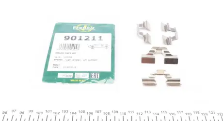 Планка супорта прижимної (к-кт) VW Golf IV 97-05 (Lucas) FRENKIT 901211