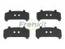 Комплект протискрипних пластин (передніх) Hyundai Lantra 90-00/Nissan Primera 90-98 (Akebono/Sumitomo) Frenkit 940038 (фото 1)