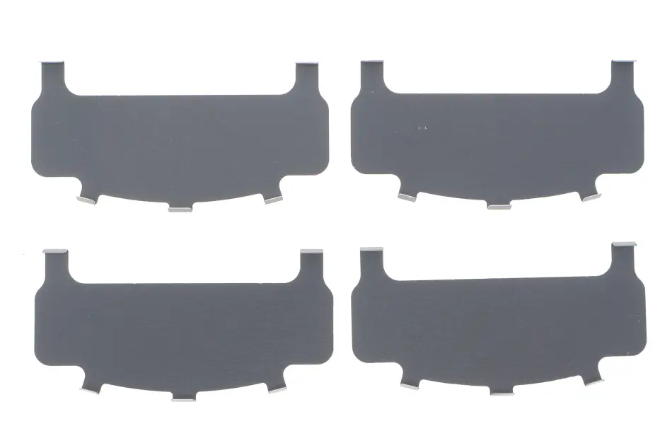 Комплект протискрипних пластин (передніх) Mitsubishi Outlander 03-/Lancer 94-/Galant/Pajero 88-03 (Akebono) Frenkit 940046 (фото 1)
