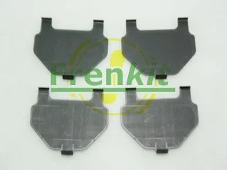 Комплект протискрипних пластин (задніх) Toyota Corolla 01-08/Camry 82-86/Yaris/Celica 99-05 (Akebono) Frenkit 940081