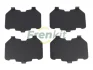 Комплект протискрипних пластин (передніх) Toyota Rav 4 II 00-05 (Akebono) Frenkit 940089 (фото 1)