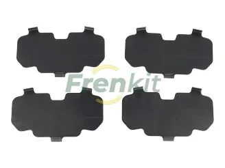 Комплект протискрипних пластин (передніх/задніх) VW Sharan 95-10/T4 90-03 (TRW) Frenkit 940094
