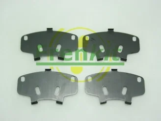 Комплект протискрипних пластин (передніх) Kia Rio 00-05/Mazda 626 IV/MX-6 92-99 (Mando/Sumitomo) Frenkit 940097