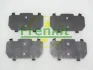 Комплект протискрипних пластин (передніх) Hyundai Santa Fe/Trajet 00-12/Ssangyong Actyon/Kyron 05-/Rexton 02- Frenkit 940118 (фото 1)