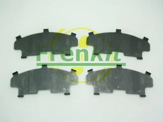 Комплект протискрипних пластин (передніх) Nissan NP300 Navara/Pathfinder III 05- (Tokico) Frenkit 940128