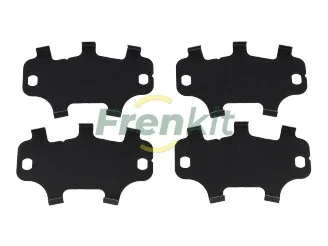 Комплект протискрипних пластин (передніх) Renault Kangoo 08- Frenkit 940199