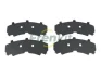Комплект протискрипних пластин (передніх) Citroen Jumper/Fiat Ducato 06- (Brembo) Frenkit 940214 (фото 1)