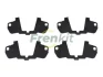Комплект протискрипних пластин (передніх) Ford Focus 1.4-2.0 99-05 Frenkit 940380 (фото 1)