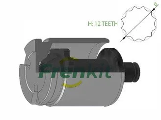 Поршень супорта (заднього) Audi A4/A6/Q5 15- (Ate) (з механізмом) FRENKIT K435201