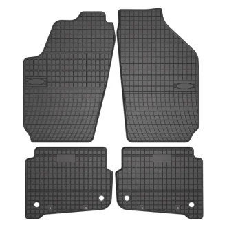 Килимки Гума, 4 шт BASIC, задн/передн, комплект, колір чорний, SEAT CORDOBA, IBIZA III SKODA FABIA I, FABIA I PRAKTIK VW FOX, POLO IV 08.99-, Ліфтбек / Седан FROGUM ET0015