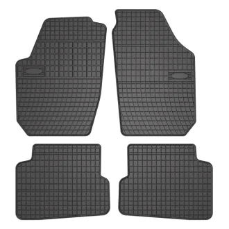 Килимки Гума, 4 шт BASIC, задн/передн, комплект, колір чорний, SEAT CORDOBA, CORDOBA VARIO SKODA FABIA II, FABIA II PRAKTIK 08.96-12.14, Універсал FROGUM ET0017