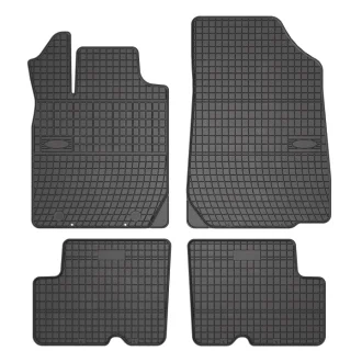 Килимки Гума, 4 шт BASIC, задн/передн, комплект, колір чорний, DACIA DUSTER, LOGAN, LOGAN EXPRESS, LOGAN MCV, SANDERO RENAULT DUSTER 08.04-, Ліфтбек / позашляховик / Pick-up, версія: Стандарт FROGUM ET0331