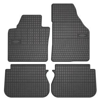 Килимки Гума, 4 шт BASIC, задн/передн, комплект, колір чорний, VW CADDY ALLTRACK IV, CADDY III, CADDY IV 03.04-12.20, COMBI VAN FROGUM ET0391