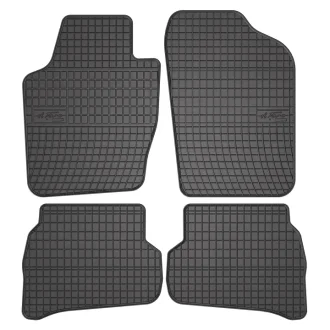 Килимки Гума, 4 шт BASIC, задн/передн, комплект, колір чорний, VW POLO IV, POLO V, POLO VIVO 09.02-05.22, Ліфтбек FROGUM ET0394