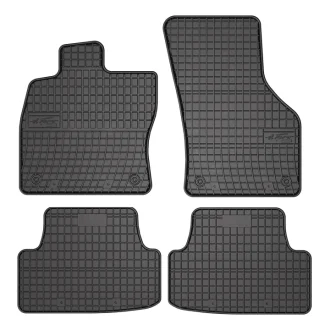 Килимки Гума, 4 шт BASIC, задн/передн, комплект, колір чорний, AUDI A3 SEAT LEON, LEON SC, LEON ST VW GOLF ALLTRACK VII 06.08-, Ліфтбек / Універсал / Хетчбек 5D / HATCHBACK 3D FROGUM ET0397
