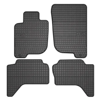 Килимки Гума, 4 шт BASIC, задн/передн, комплект, колір чорний, MITSUBISHI L200, L200 / TRITON 06.96-12.15, Pick-up FROGUM ET0483