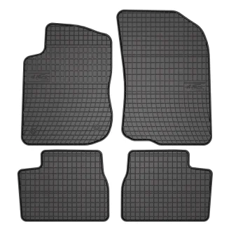 Килимки Гума, 4 шт BASIC, задн/передн, комплект, колір чорний, PEUGEOT 2008 I, 208, 208 I, 208 II 03.12-, Ліфтбек / Універсал FROGUM ET0640