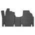 Килимки Гума, 3 шт BASIC, комплект, колір чорний, CITROEN JUMPY I FIAT SCUDO PEUGEOT EXPERT 10.95-12.06, Буси / Універсал FROGUM ET0650 (фото 1)