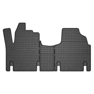 Килимки Гума, 3 шт BASIC, комплект, колір чорний, CITROEN JUMPY I FIAT SCUDO PEUGEOT EXPERT 10.95-12.06, Буси / Універсал FROGUM ET0650