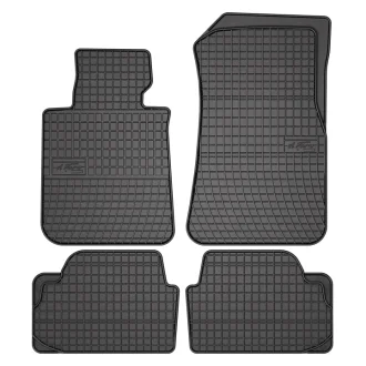 Килимки Гума, 4 шт BASIC, задн/передн, комплект, колір чорний, BMW 1 (E81), 1 (E82), 1 (E87) 06.04-12.19, Кабріолет / Купе / Ліфтбек / Універсал / позашляховик, версія: Стандарт / AWD/4WD / FWD FROGUM ET0662