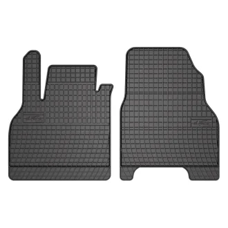 Килимки Гума, 2 шт BASIC, комплект, колір чорний, MERCEDES CITAN MIXTO (DOUBLE CABIN), CITAN (MPV), CITAN/MINIVAN (W415) RENAULT KANGOO BE BOP, KANGOO EXPRESS, KANGOO II 02.08-, COMBI VAN FROGUM ET0783