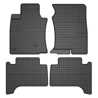 Килимки Гума, 4 шт BASIC, задн/передн, комплект, колір чорний, TOYOTA LAND CRUISER, LAND CRUISER PRADO 09.02-, позашляховик FROGUM ET0806