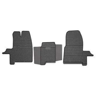 Килимки Гума, 3 шт BASIC, передн, комплект, колір чорний, FORD TOURNEO CUSTOM V362, TRANSIT CUSTOM V362 09.12-12.23, Буси FROGUM ETD00312