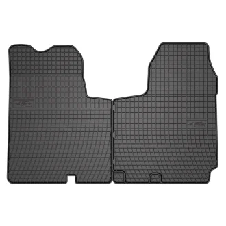 Килимки Гума, 2 шт BASIC, передн, комплект, колір чорний, NISSAN PRIMASTAR OPEL VIVARO A RENAULT TRAFIC II 02.01-, Буси FROGUM ETD00694