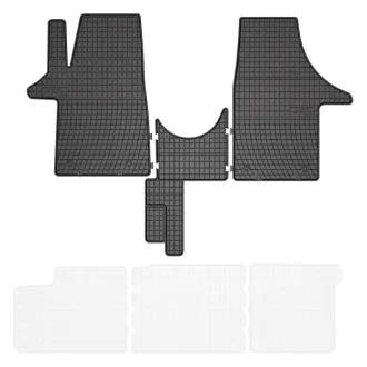 Килимки Гума, 3 шт BASIC, передн, комплект, колір чорний, VW CALIFORNIA T5 CAMPER, CALIFORNIA T6 CAMPER, MULTIVAN T5, MULTIVAN T6, TRANSPORTER T5, TRANSPORTER T6 04.03-08.24, Автобус / Буси FROGUM ETD0073
