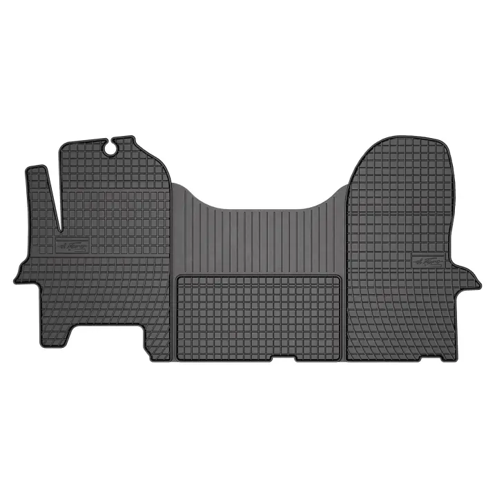 Килимки Гума, 3 шт BASIC, комплект, колір чорний, IVECO DAILY III, DAILY IV, DAILY V 05.99-02.14, Буси FROGUM ETD00992 (фото 1)