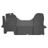 Килимки Гума, 3 шт BASIC, комплект, колір чорний, IVECO DAILY III, DAILY IV, DAILY V 05.99-02.14, Буси FROGUM ETD00992 (фото 1)