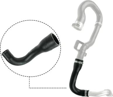 Шланг (патрубок) інтеркулера правий Gates 09-0681