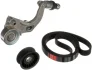 GATES HONDA К-кт ГРМ (ролик+ролик з натяжним пристроєм+ремінь) CIVIC VIII Hatchback (FN, FK) 1.8 (FN1, FK2) 05-11 Gates K017PK2060