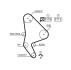 Комплект ГРМ Citroen C5/C8/Ulysse/Peugeot 406/407/607/807 2.2 HDi 01- Gates K025558XS (фото 2)