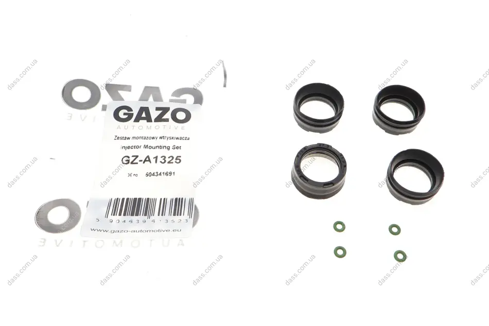 Прокладки форсунки (к-кт) Citroen Jumper/Peugeot Boxer 3.0 HDi 10- Gazo GZ-A1325 (фото 1)