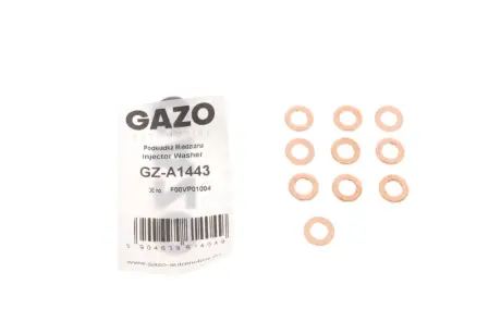 Шайба під форсунку VW Caddy/Crafter/T5 2.0 TDI 10- (7.7x13x1.5) (к-кт 10шт) Gazo GZ-A1443