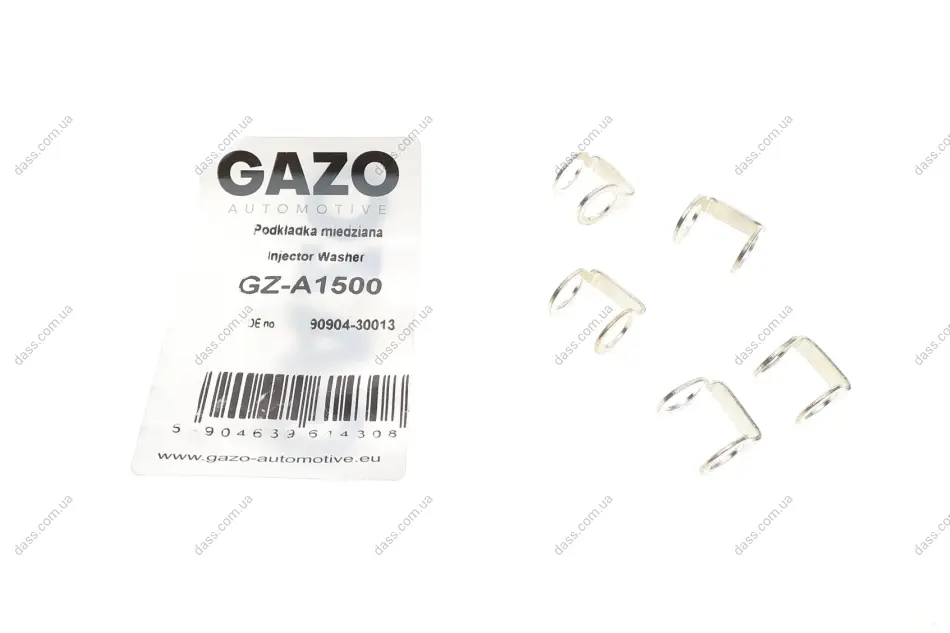 Прокладка форсунки Toyota Land Cruiser 3.0 D-4D 00- (к-кт 5 шт) Gazo GZ-A1500 (фото 1)