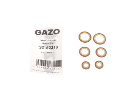 Прокладка системи кондиціонування повітря Citroen C5/Ford Fiesta VI/Focus 1.0-2.3 02- (к-кт) Gazo GZ-A2318