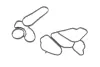 Прокладка корпуса фільтра масляного (к-кт) BMW X5 (E53/E70) 3.0 d (M57) 03-10 Gazo GZ-A2416 (фото 1)